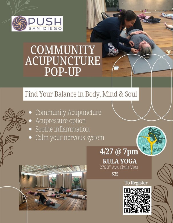 Community Acupuncture for inflammation and nervous system balancing 
